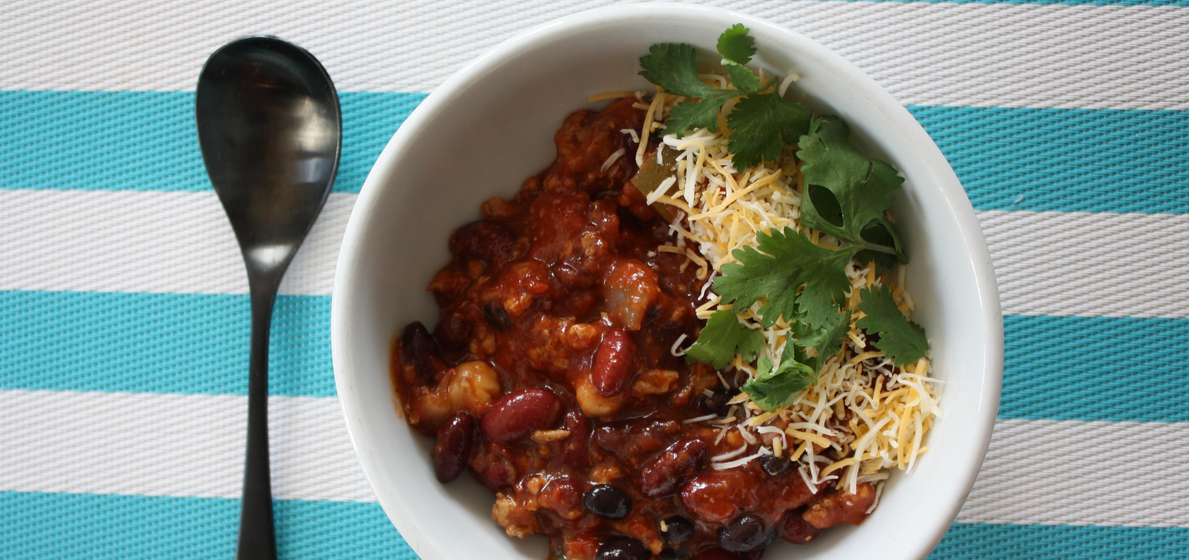 turkey-bean chili