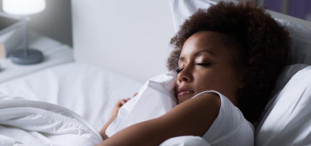 woman in bed sleeping